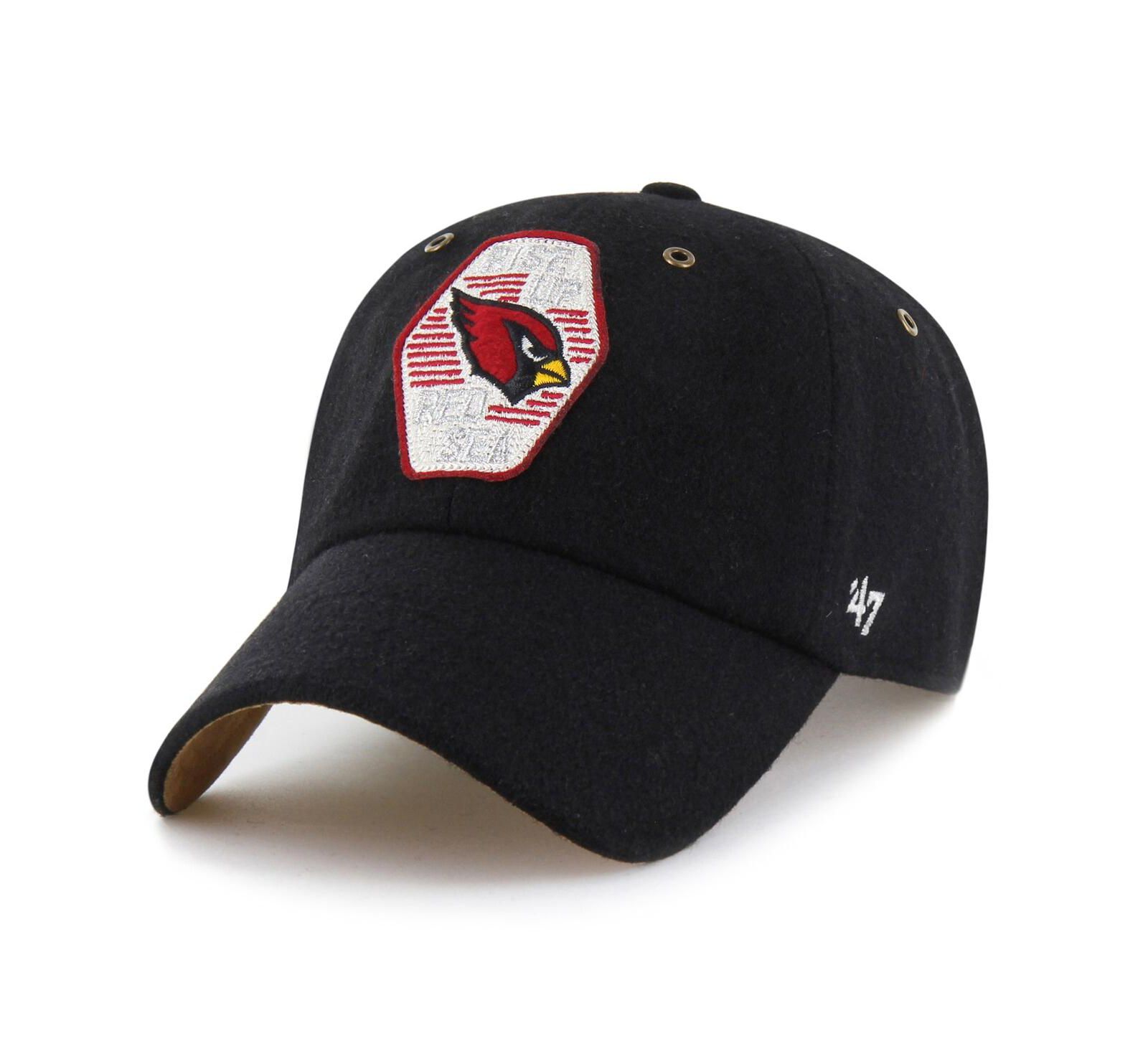 Stoney Clover Lane x '47 Brand Мужская и Женская регулируемая кепка Arizona Cardinals Field Goal Clean Up Black