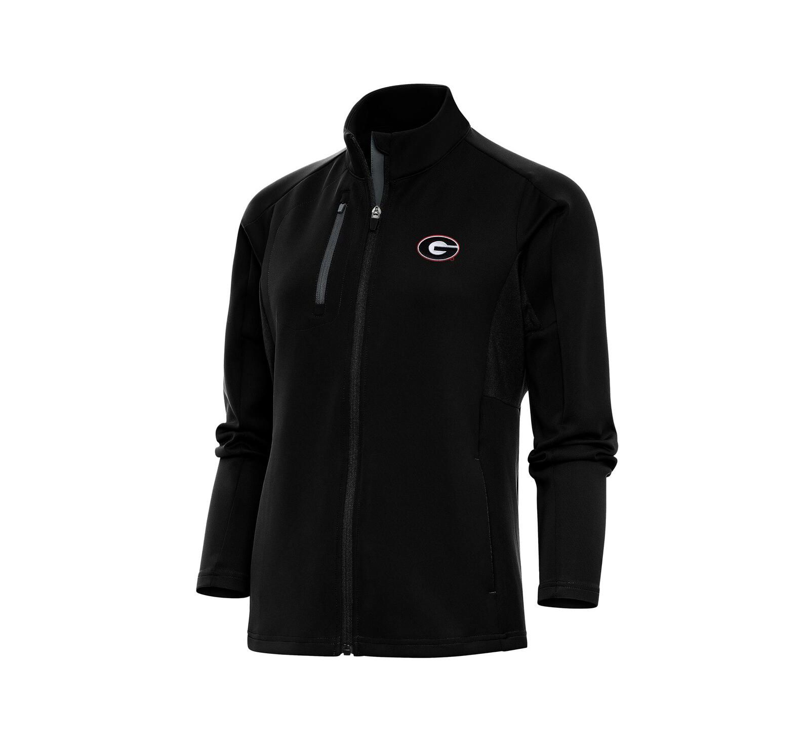 Antigua Women's Black Georgia Bulldogs Generation Full-Zip Jacket