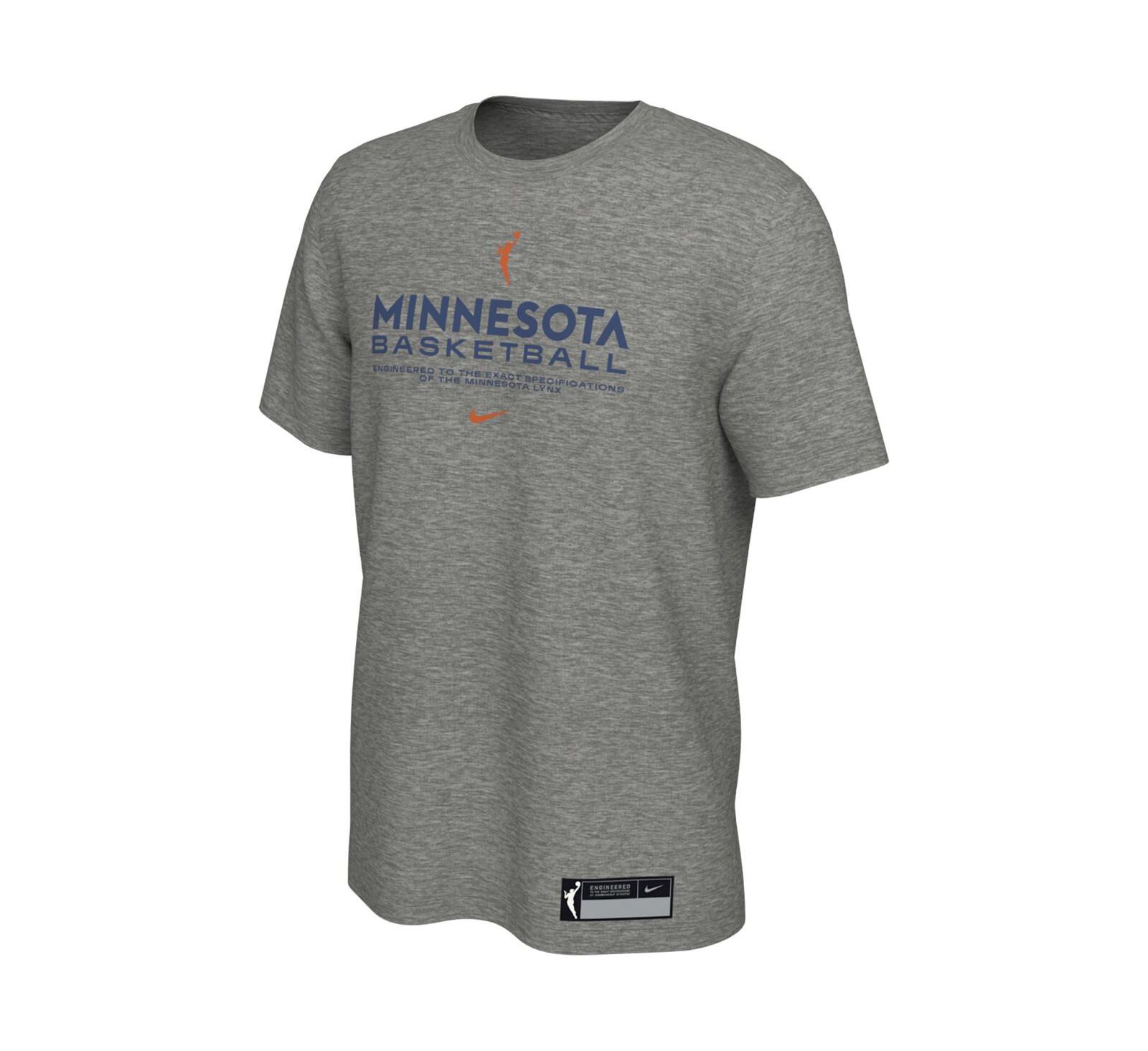 Футболка Nike Minnesota Lynx Legend для мальчиков и девочек, серая меланж