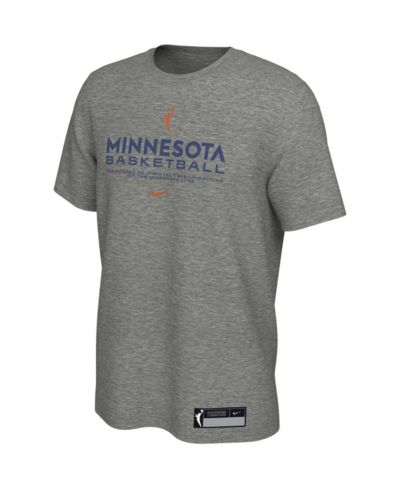 Nike Big Boys and Girls Heather Gray Minnesota Lynx Legend Practice Performance T-Shirt