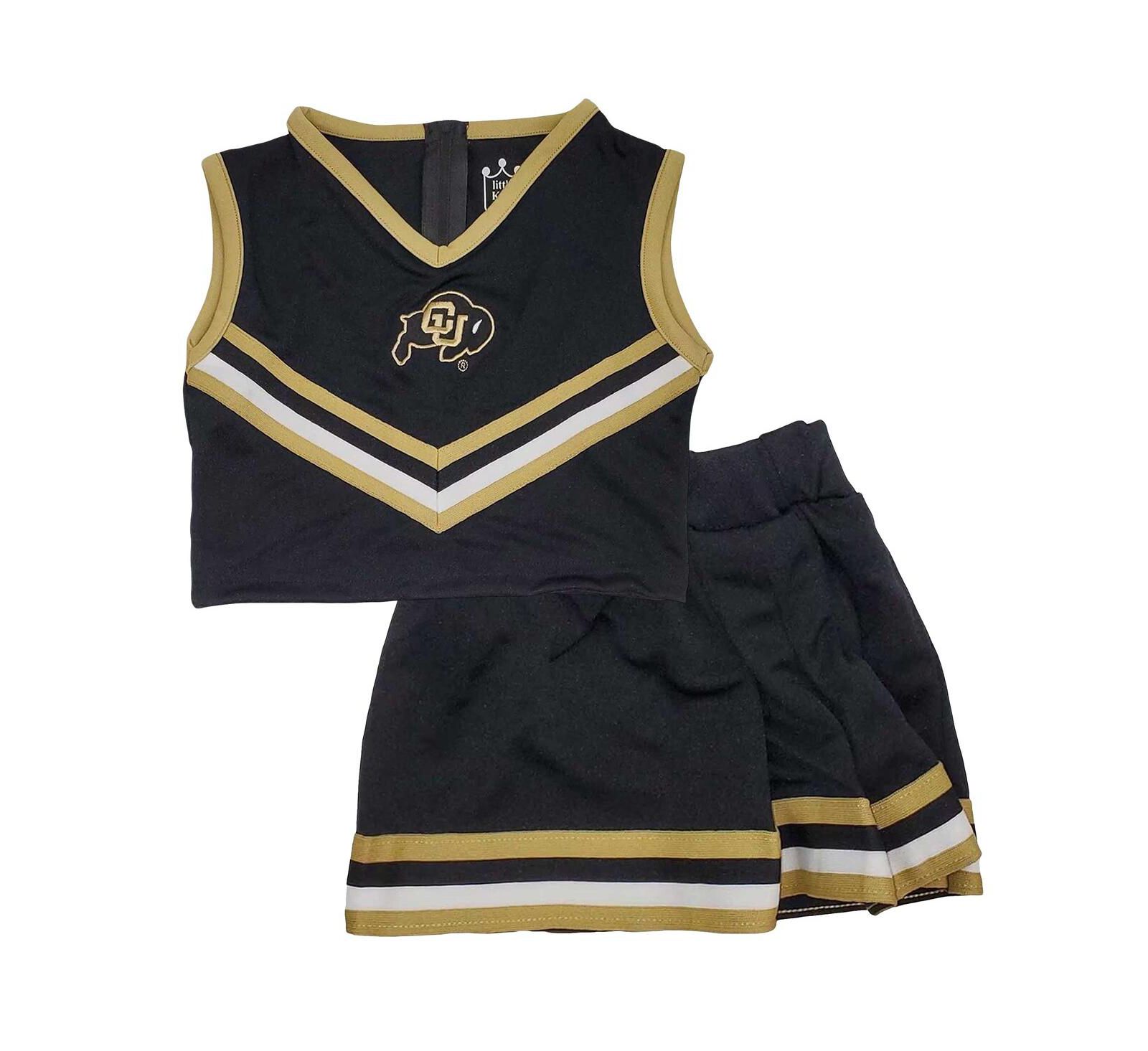 Little King Girls комплект из топа и юбки Colorado Buffaloes для малышей, 2 части