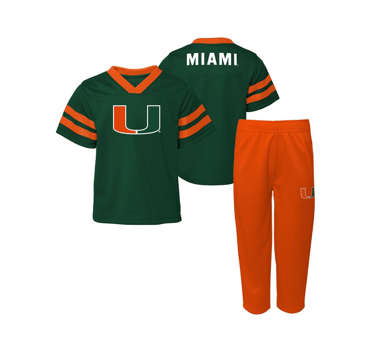 Outerstuff Детский комплект из 2 предметов Miami Hurricanes Red Zone V-Neck Top и брюки