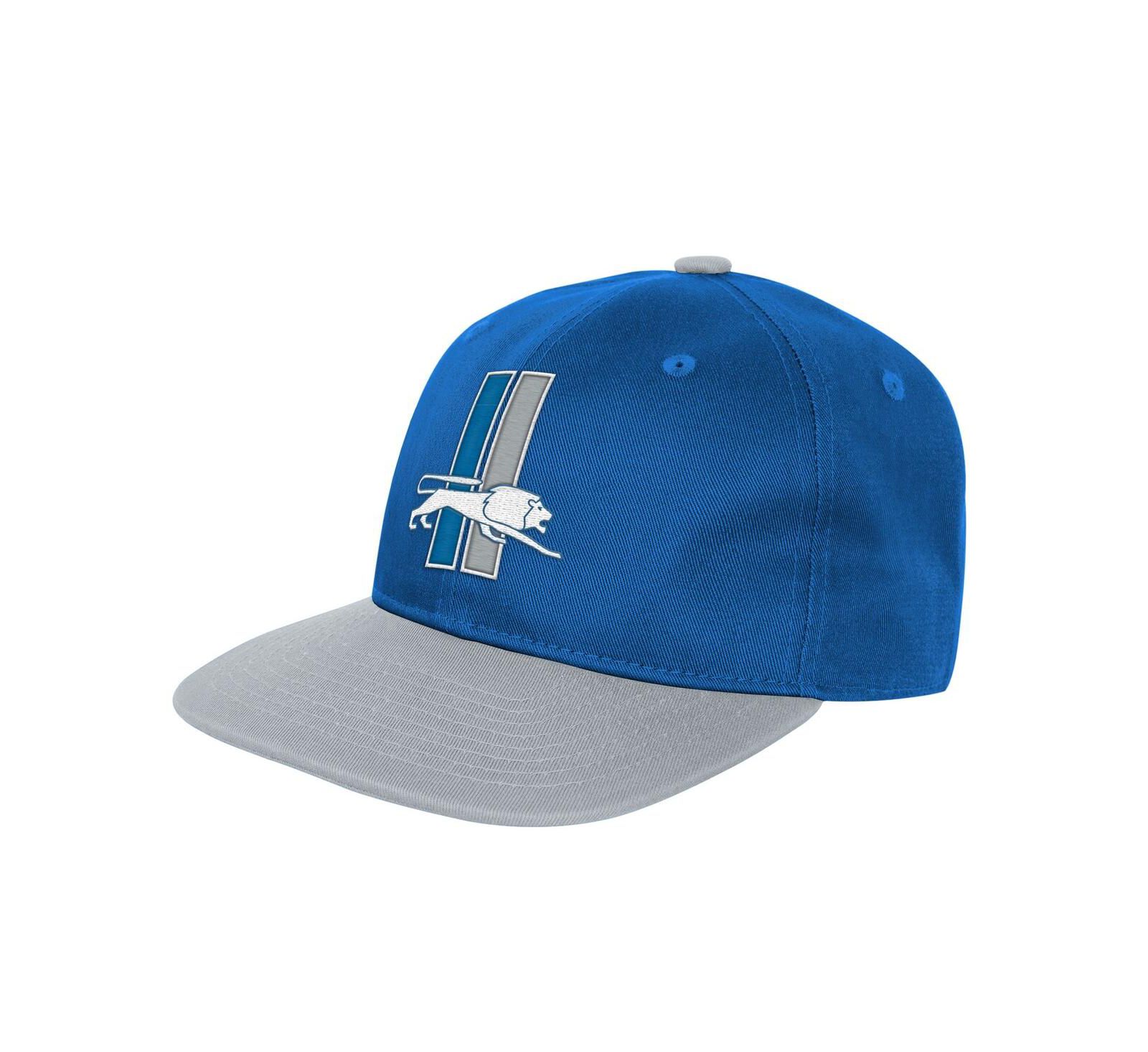 Регулируемая бейсболка Outerstuff Blue Detroit Lions True Retro для детей