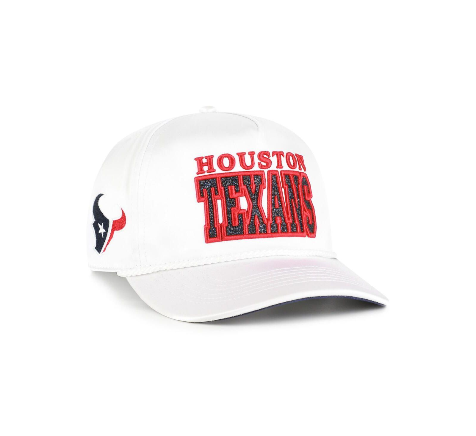'47 Brand Women's White Houston Texans Outspoken Hitch Adjustable Hat