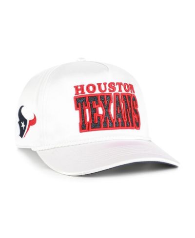 '47 Brand Women's White Houston Texans Outspoken Hitch Adjustable Hat
