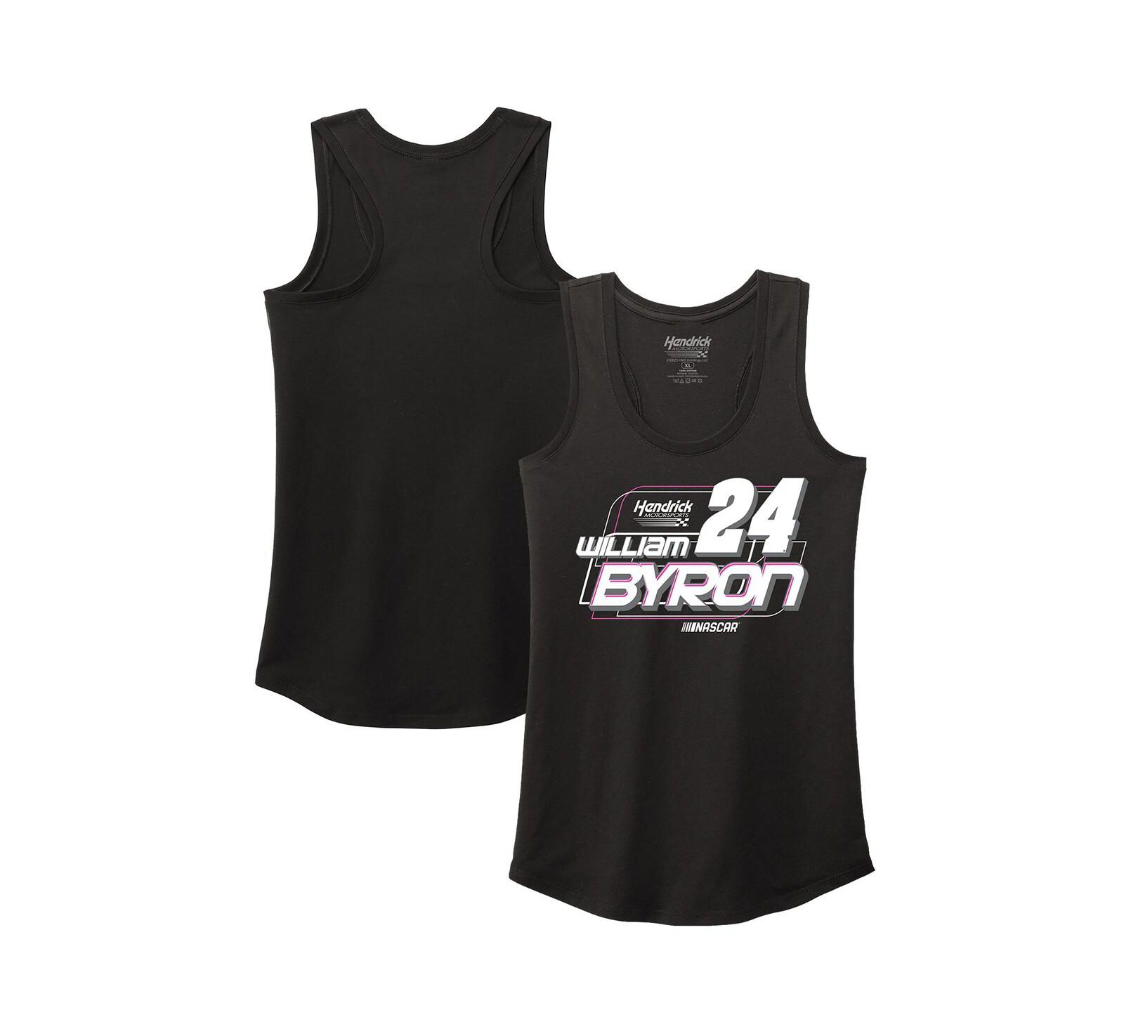 Женский топ Hendrick Motorsports Team Collection William Byron Racerback