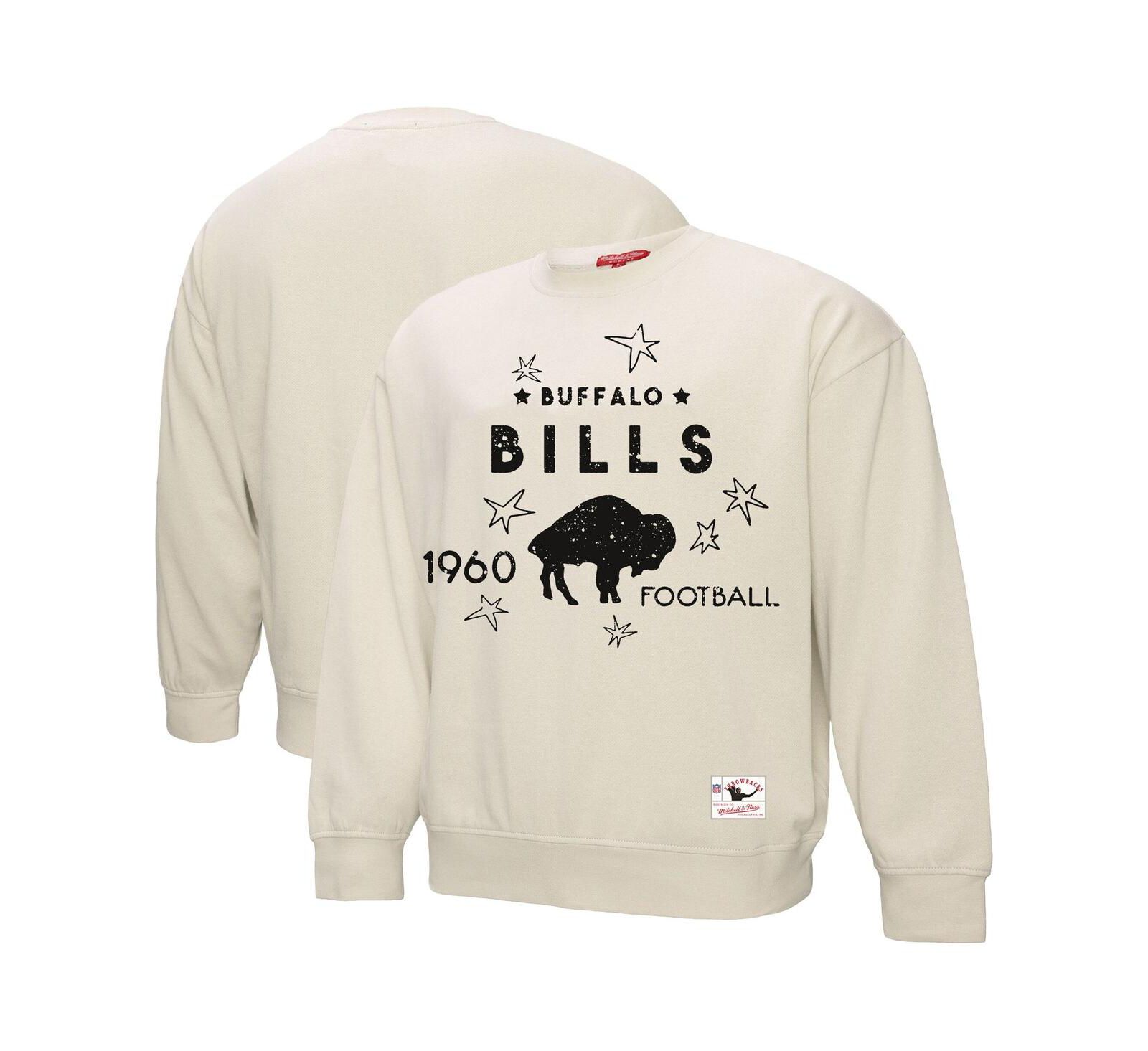 Fanatics свитшот Women's Cream Buffalo Bills Plus Size Shooting Star Pullover