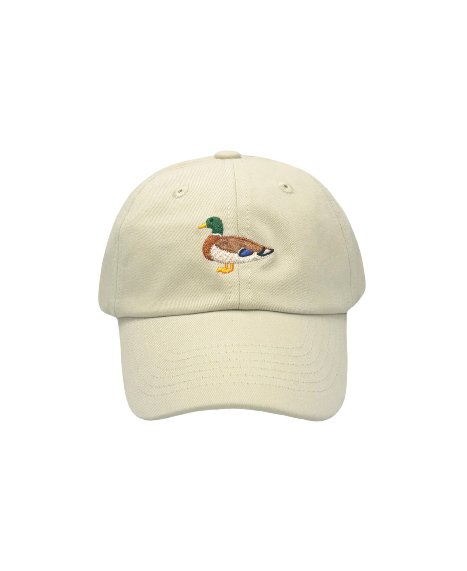 Bits & Bows Boys' Mallard Baseball Hat in Khaki