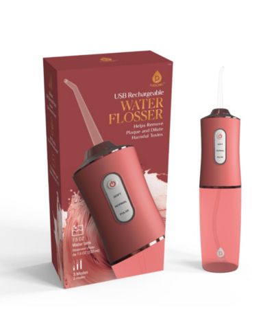 PURSONIC USB Rechargeable Water Flosser Helps Remove Plaque & Dilute Harmful Toxins