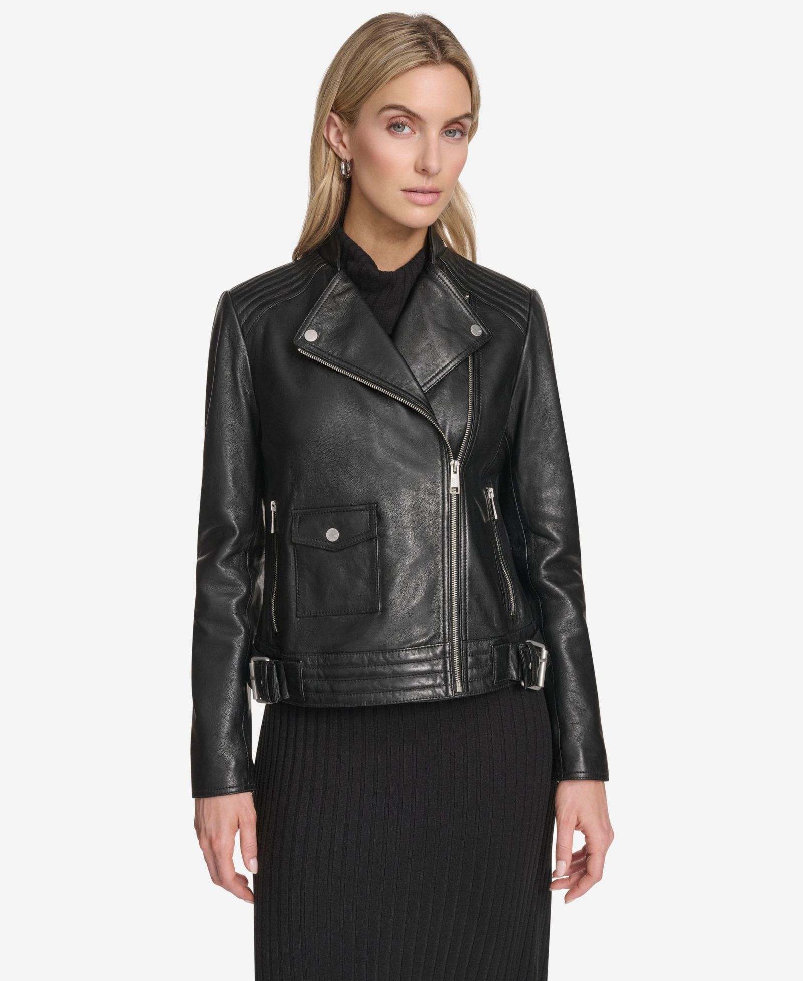Andrew Marc Women's Frankie Moto Leather Jacket