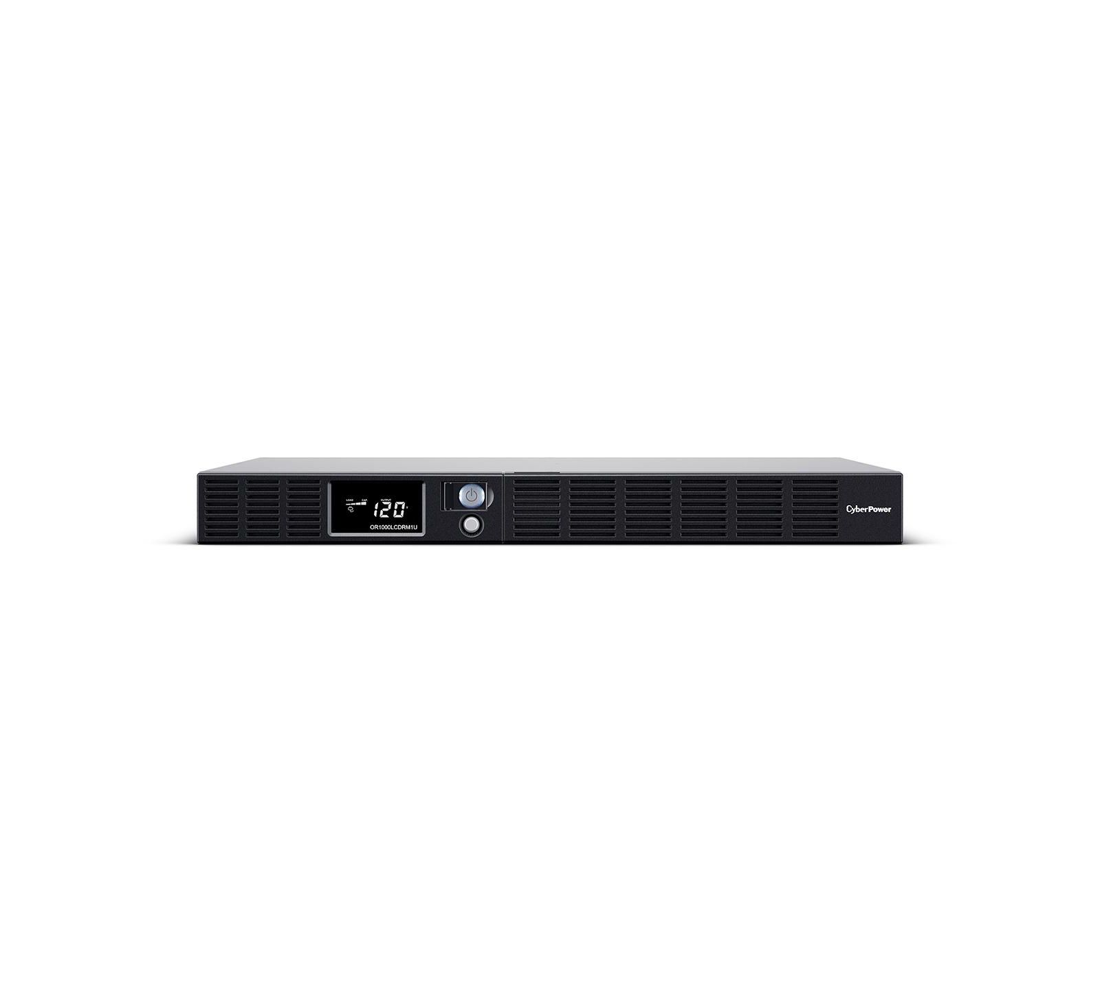 CyberPower OR1000LCDRM1U интеллектуальный ИБП 1000VA / 600W, 6 разъемов / USB и последовательные порты