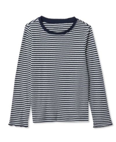 Рубашка Lands' End Long Sleeve Pointelle Knit, Детская