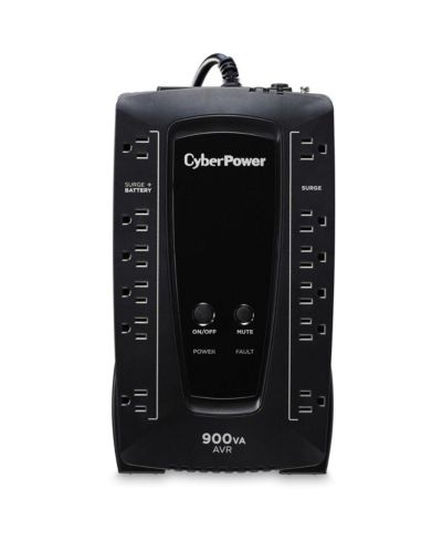 Компактный ИБП CyberPower AVRG900U на 12 розеток 900VA 480W UPS