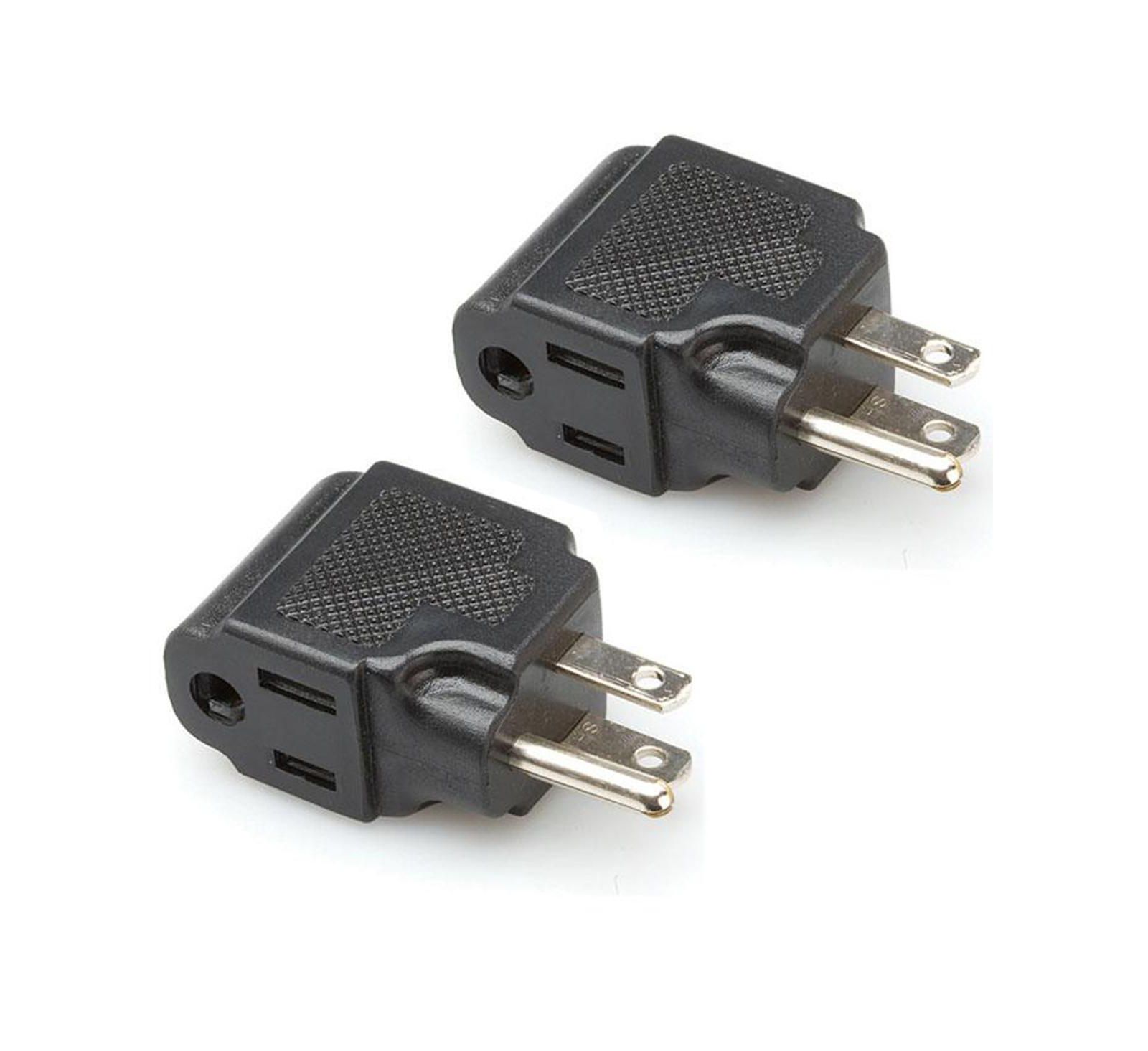 Hosa Technology угловой адаптер питания 2x NEMA 5-15R на NEMA 5-15P
