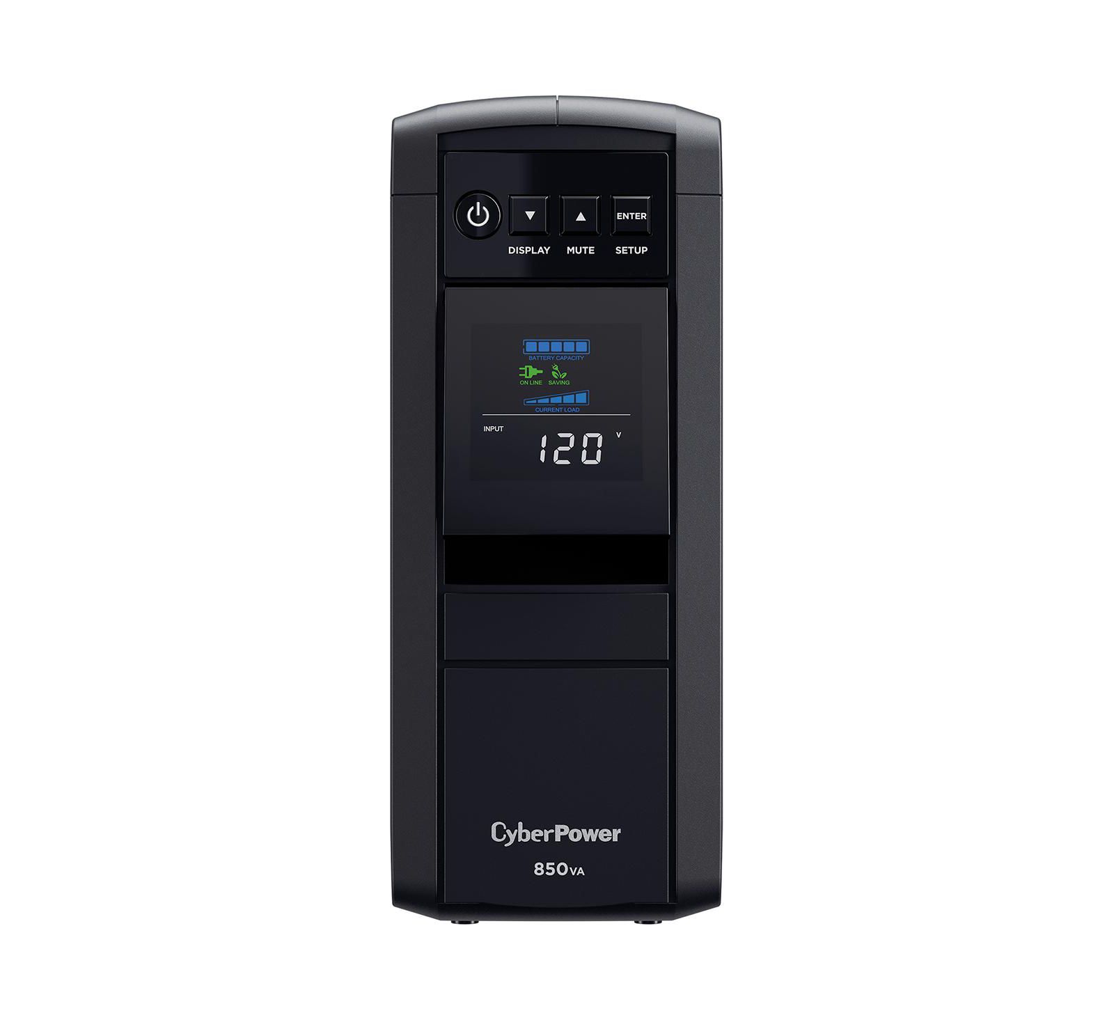 Cyberpower PFC Sinewave 850VA 510W 10-Outlet Uninterruptible Power Supply Battery Backup for PFC Power Supplies