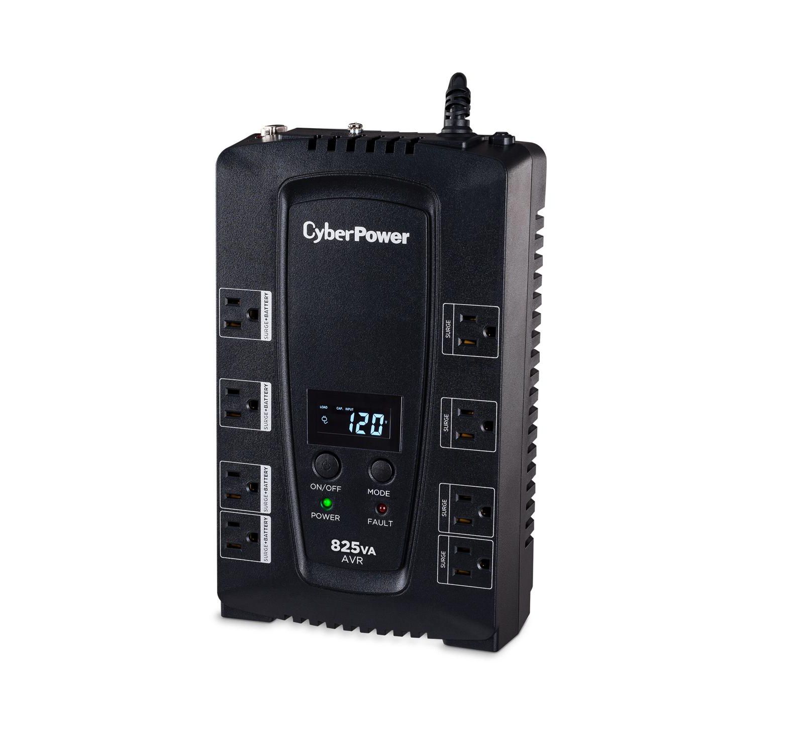 CyberPower Intelligent LCD Computer Battery Backup, 825VA 450W UPS
