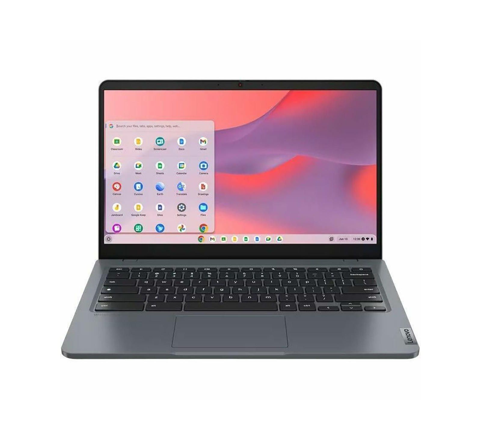 Lenovo 14e Chromebook Gen 3 14" Full HD touchscreen ноутбук, Intel N200 1.0GHz, 8GB RAM, 128GB eMMC, ChromeOS, Storm Gray
