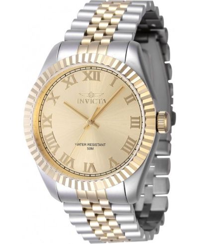 Мужские кварцевые золотые часы Invicta 47404 Specialty