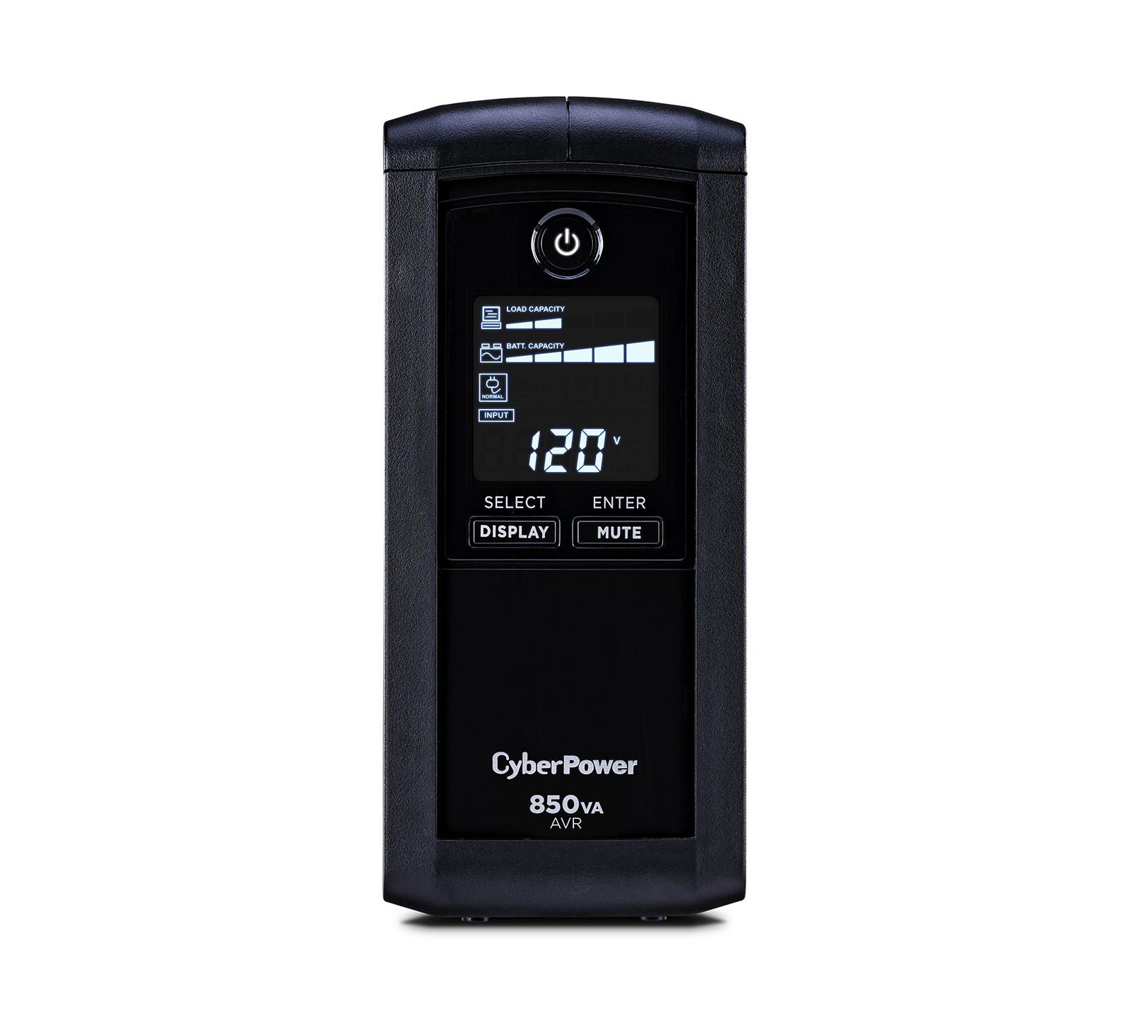 CyberPower CP850AVRLCD Intelligent LCD Series Computer Battery Backup
