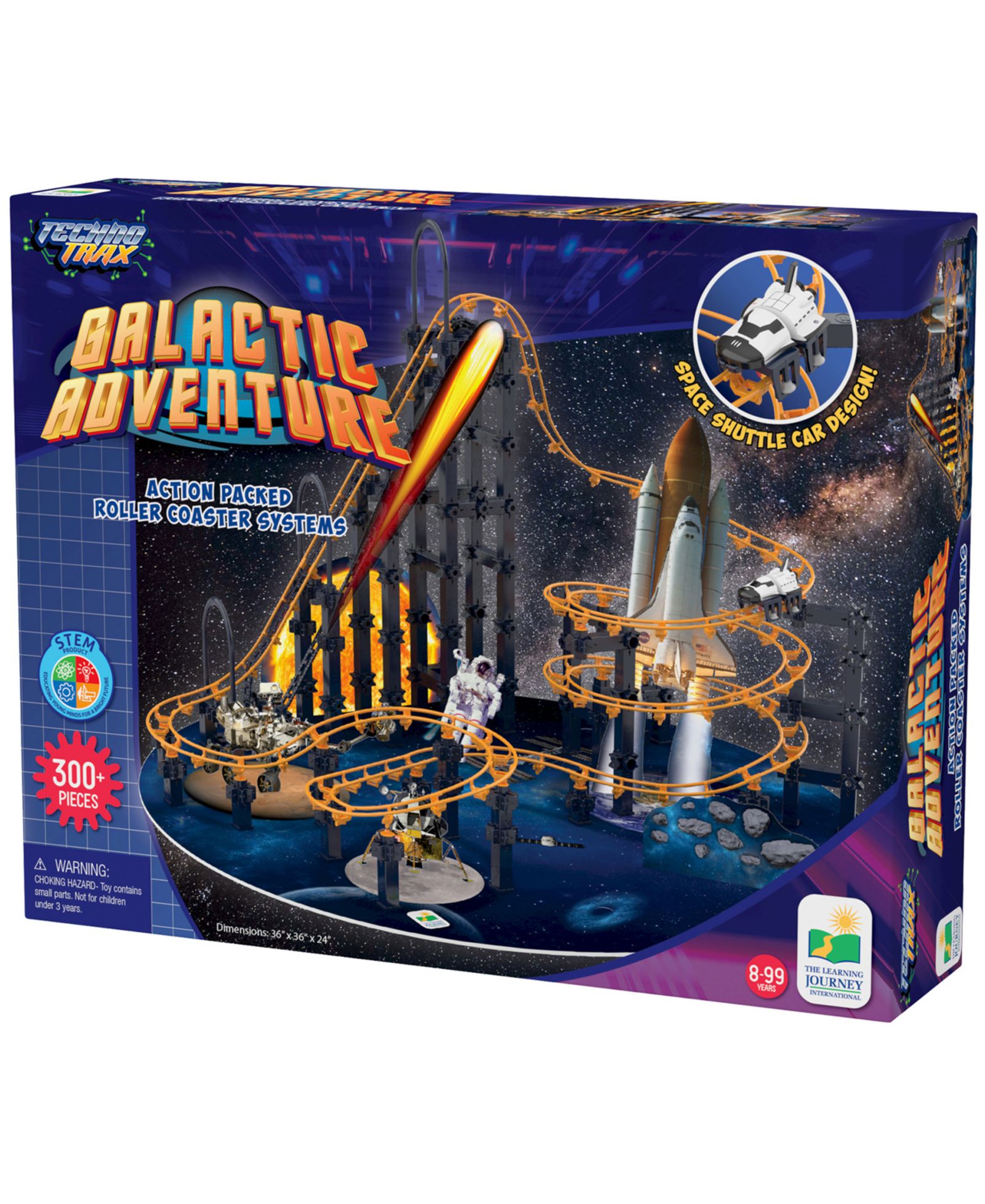 The Learning Journey набор конструктора Techno Trax Galactic Adventure, 300 деталей