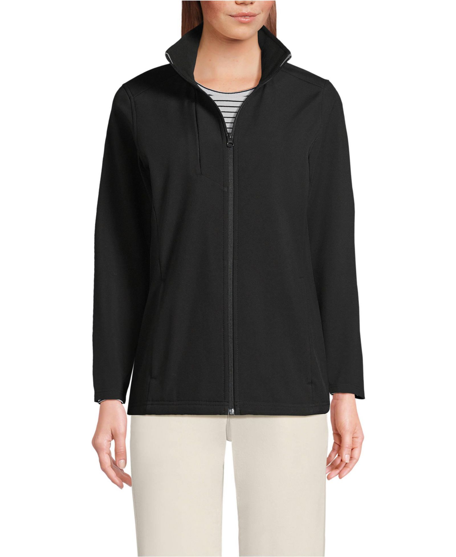 Lands' End Женский мягкий куртка Soft Shell