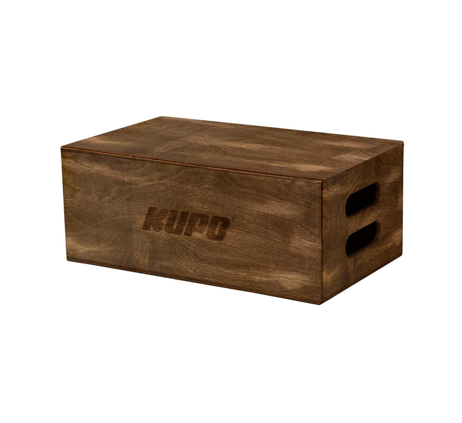 Kupo Full-Size Apple Box, Brown Stained