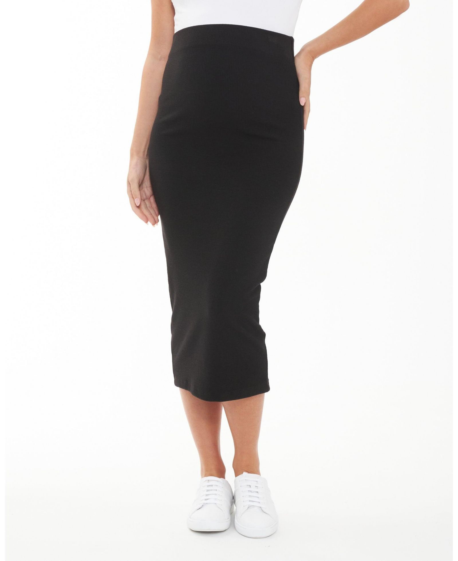 Ripe Maternity Maternity Ribbed Knit Skirt