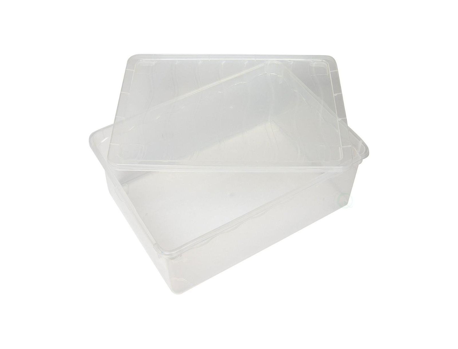 Basicwise Plastic Storage Container, Shoe box