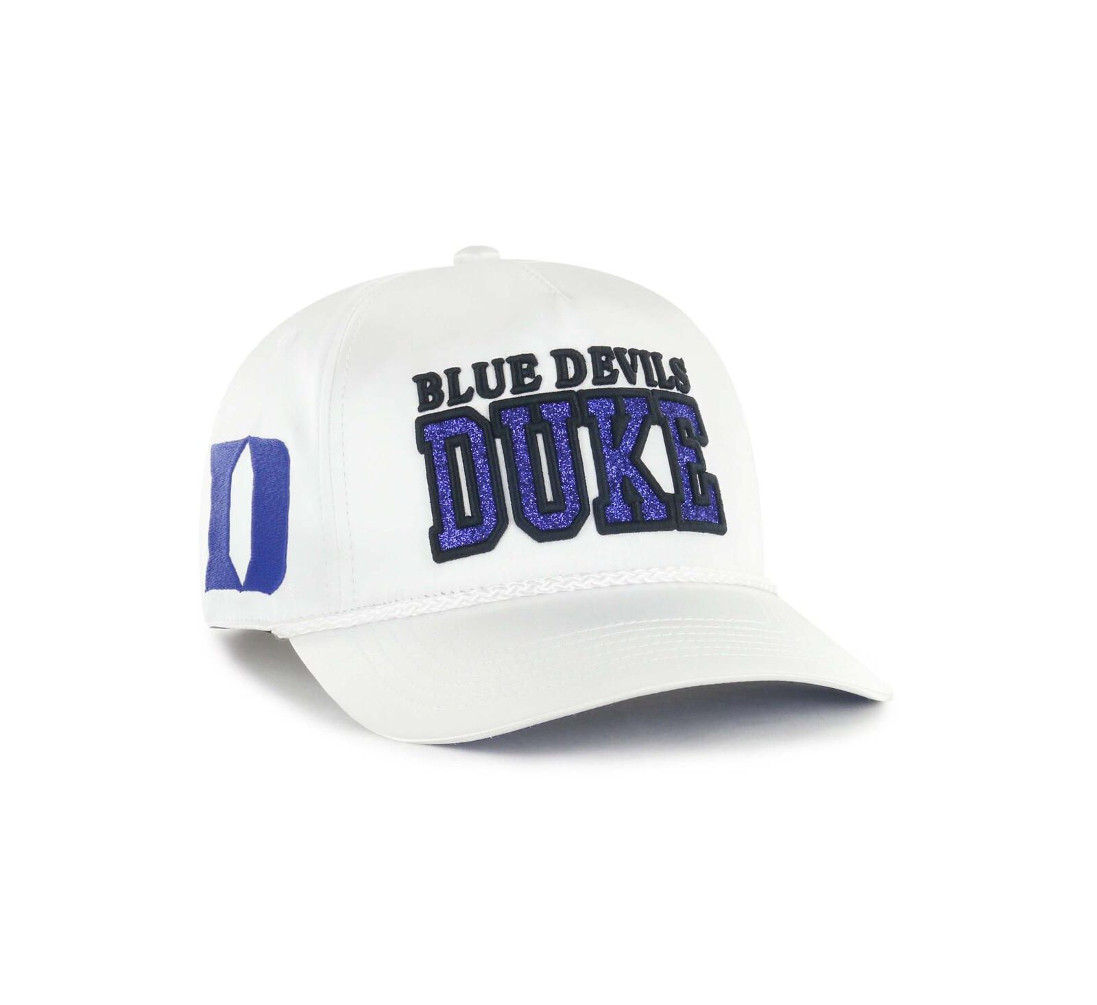 '47 Brand Women's White Duke Blue Devils Outspoken Hitch Adjustable Hat
