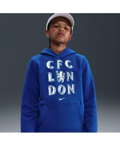 Nike Худи Chelsea Club синего цвета для мальчиков и девочек