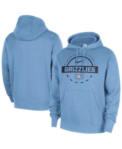 Nike Men's Light Blue Memphis Grizzlies 2025/26 Authentic Practice Club Pullover Hoodie