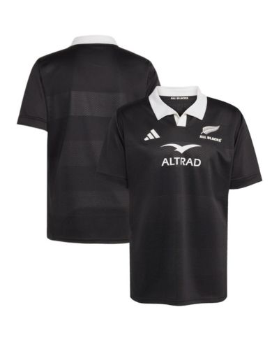 Adidas Men's Black New Zealand Rugby 2025/26 Home Replica Jersey