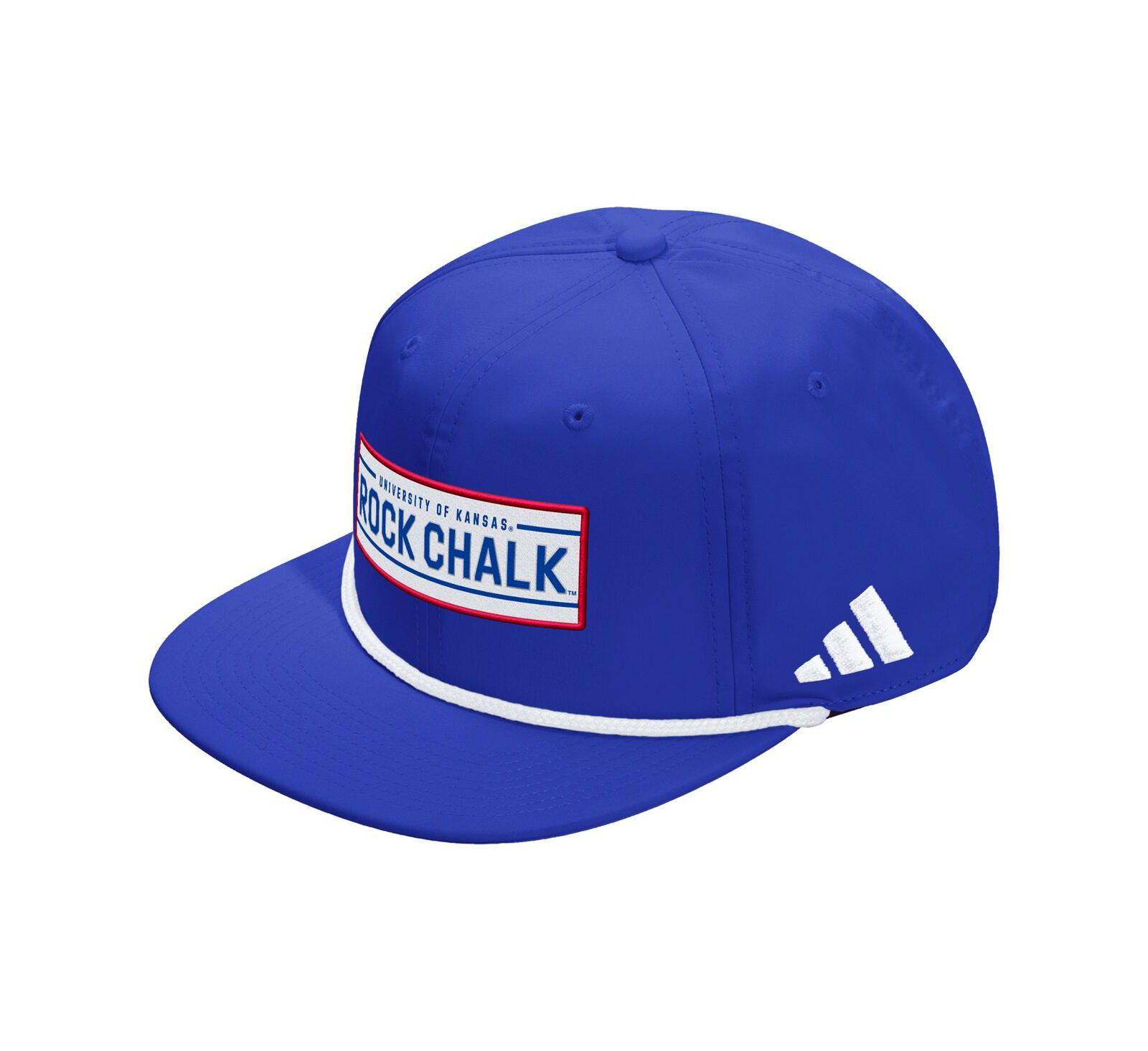 Adidas Men's and Women's Royal Kansas Jayhawks Locker Room Rope Adjustable Hat