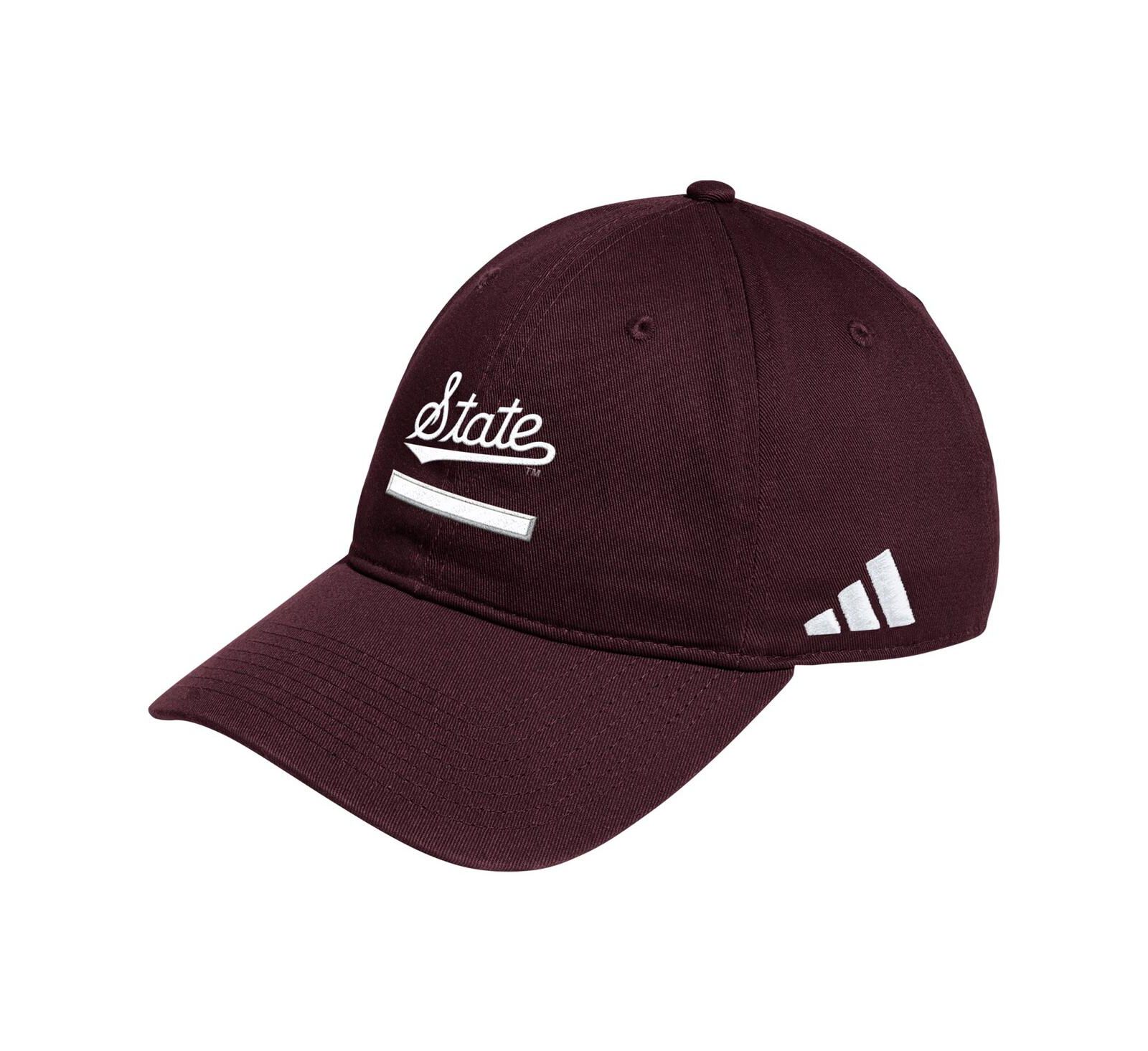 Adidas Men's Maroon Mississippi State Bulldogs Locker Room Adjustable Slouch Hat