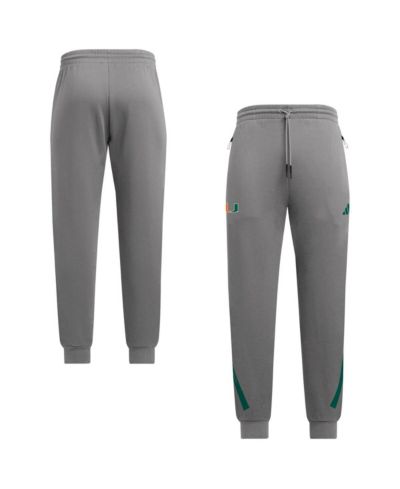 Adidas Gray Miami Hurricanes Z.N.E. Pants