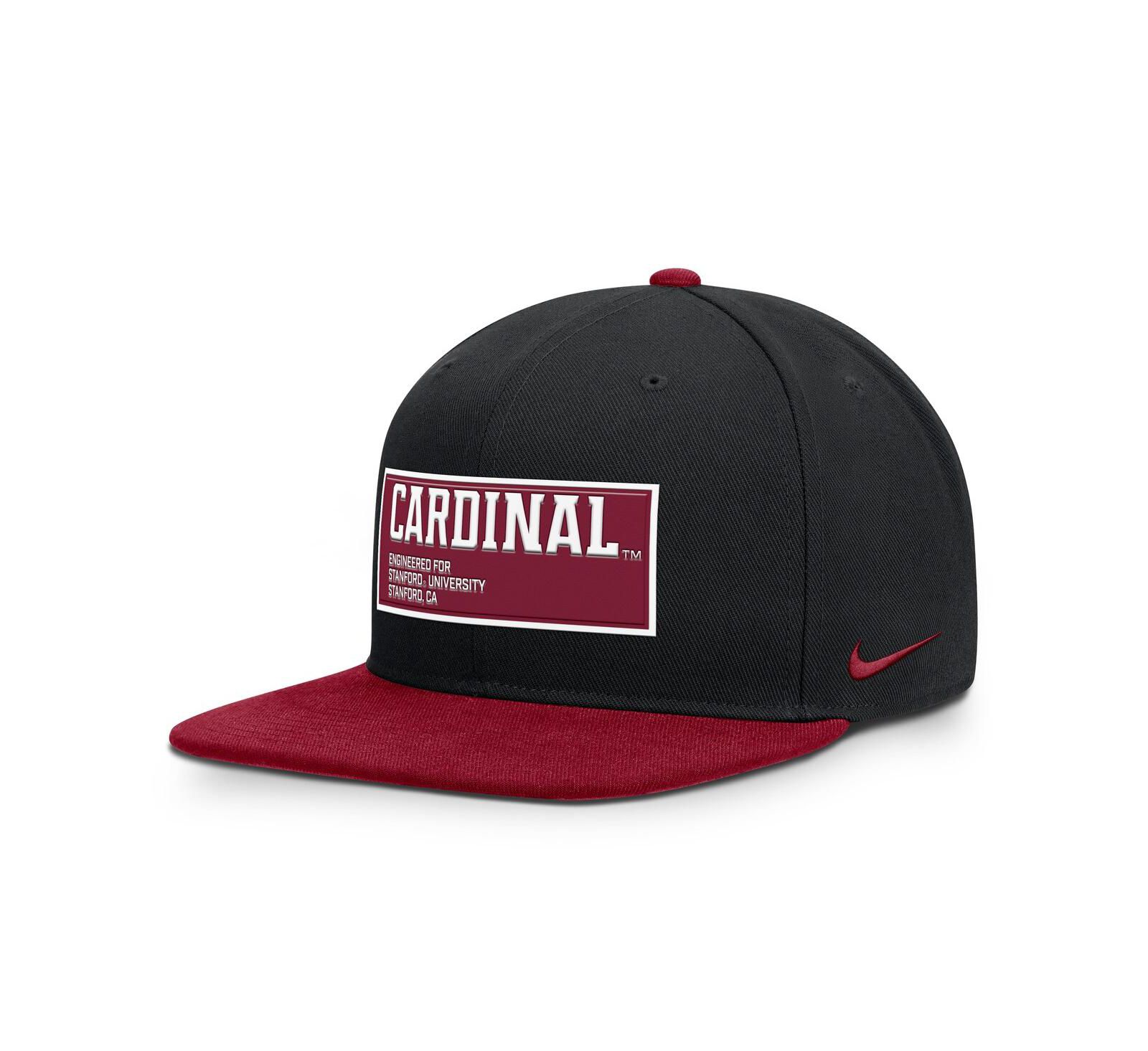 Nike Men's Black/Cardinal Stanford Cardinal 2025 On-Field Patch Pro Dri-FIT Snapback Hat