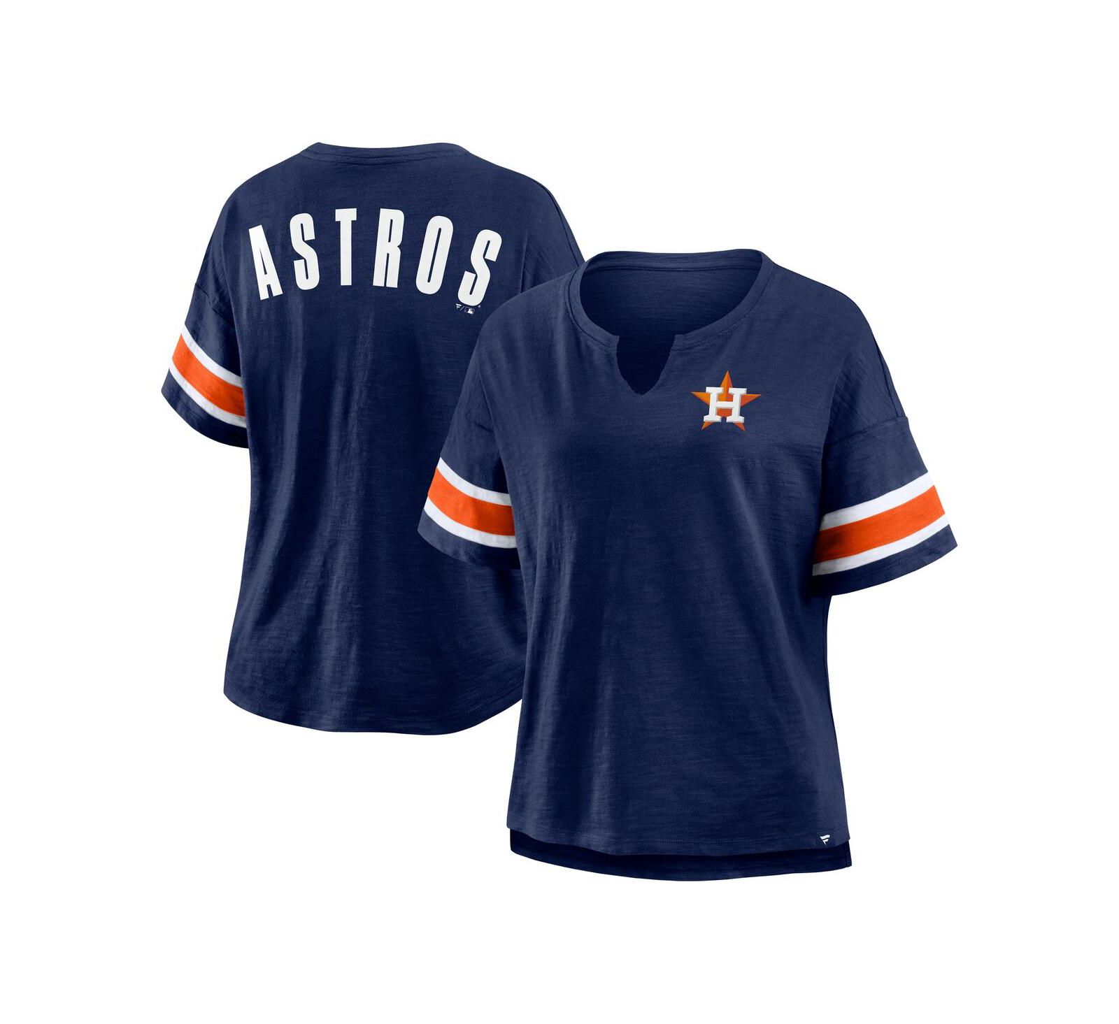 Fanatics Женская темно-синяя футболка Houston Astros Curl Route