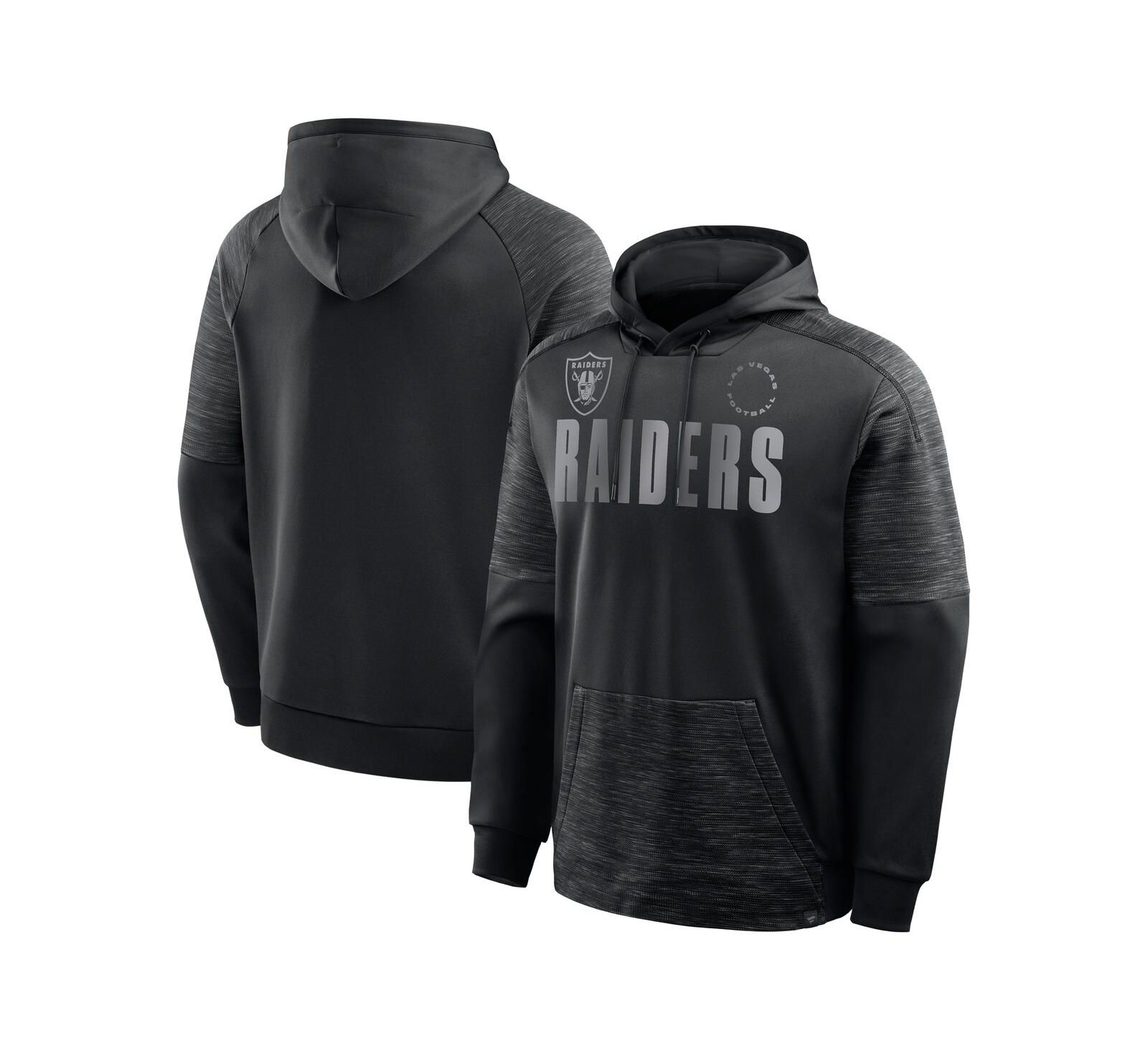 Fanatics Men's Black Las Vegas Raiders Chip Shot Pullover Hoodie