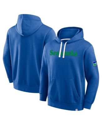 Fanatics Мужское флисовое худи Seattle Seahawks New Horizons Heritage синего цвета