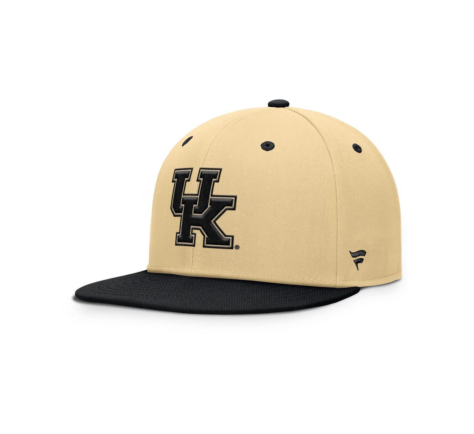 Мужская кепка Fanatics Kentucky Wildcats Balance кремового и черного цвета