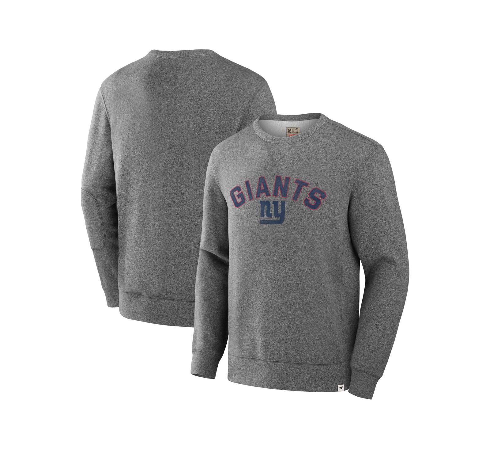 Fanatics Мужская толстовка Loop Terry Heather Gray New York Giants