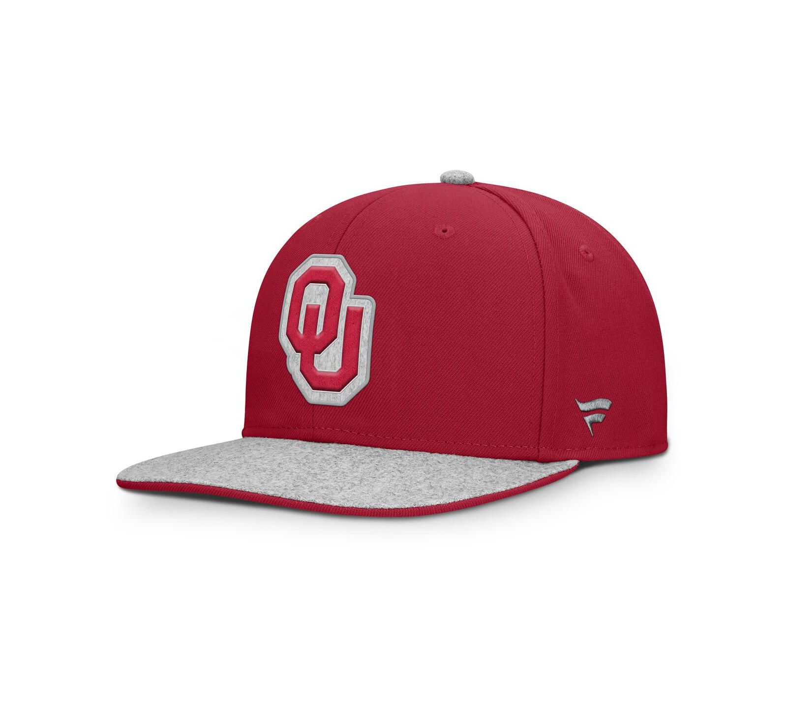 Мужская кепка Fanatics Crimson Oklahoma Sooners Loden Snapback Hat