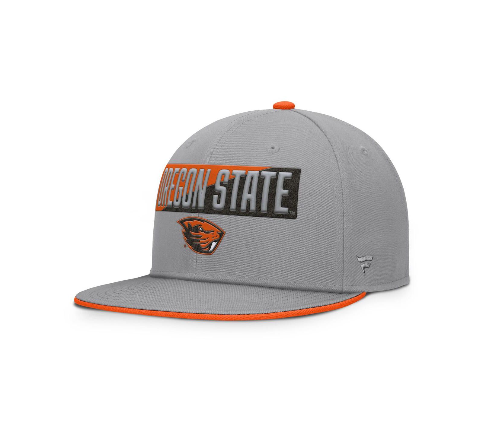 Fanatics Men's Gray Oregon State Beavers Duo Snapback Hat
