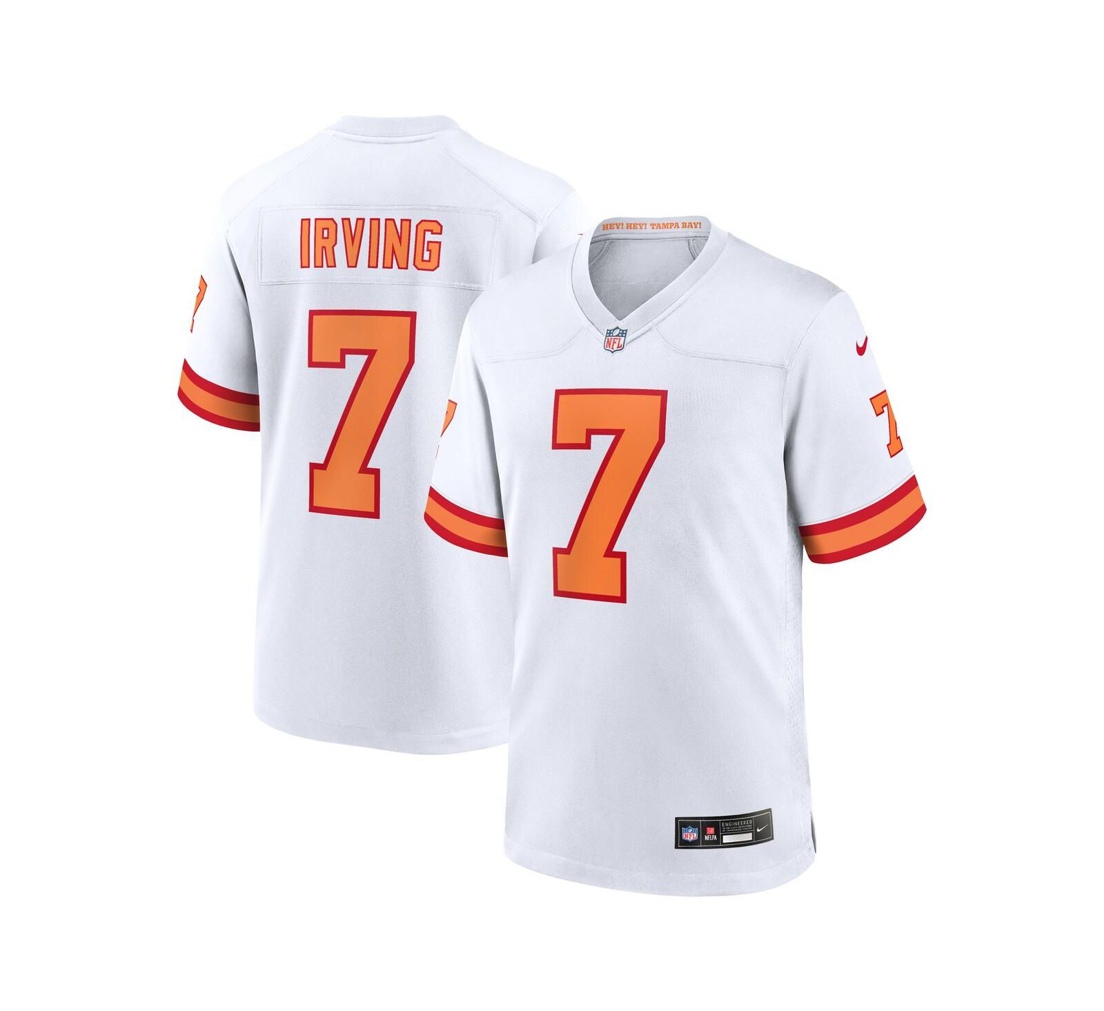 Nike Men's Bucky Irving White '76 Tampa Bay Buccaneers Game Jersey