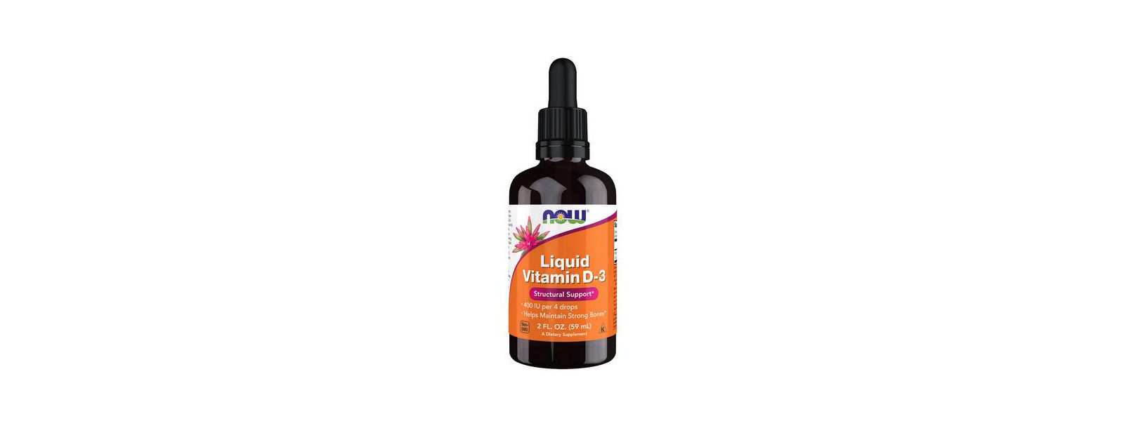 Витамин Now Foods Liquid Vitamin D-3, 2 OZ