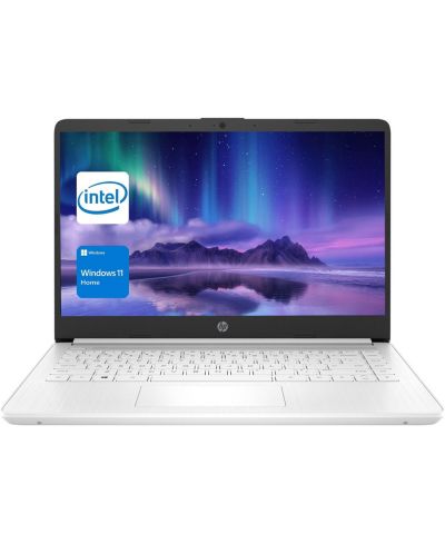 Ноутбук HP Essential 14", Intel Celeron N4500, 4GB RAM, 64GB eMMC, Windows 11 Home, белый
