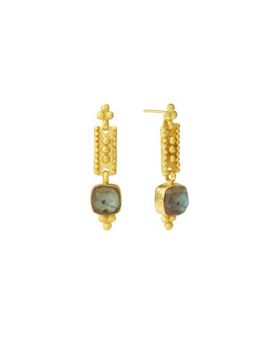 Ottoman Hands серьги Labradorite Drop Shahrzad