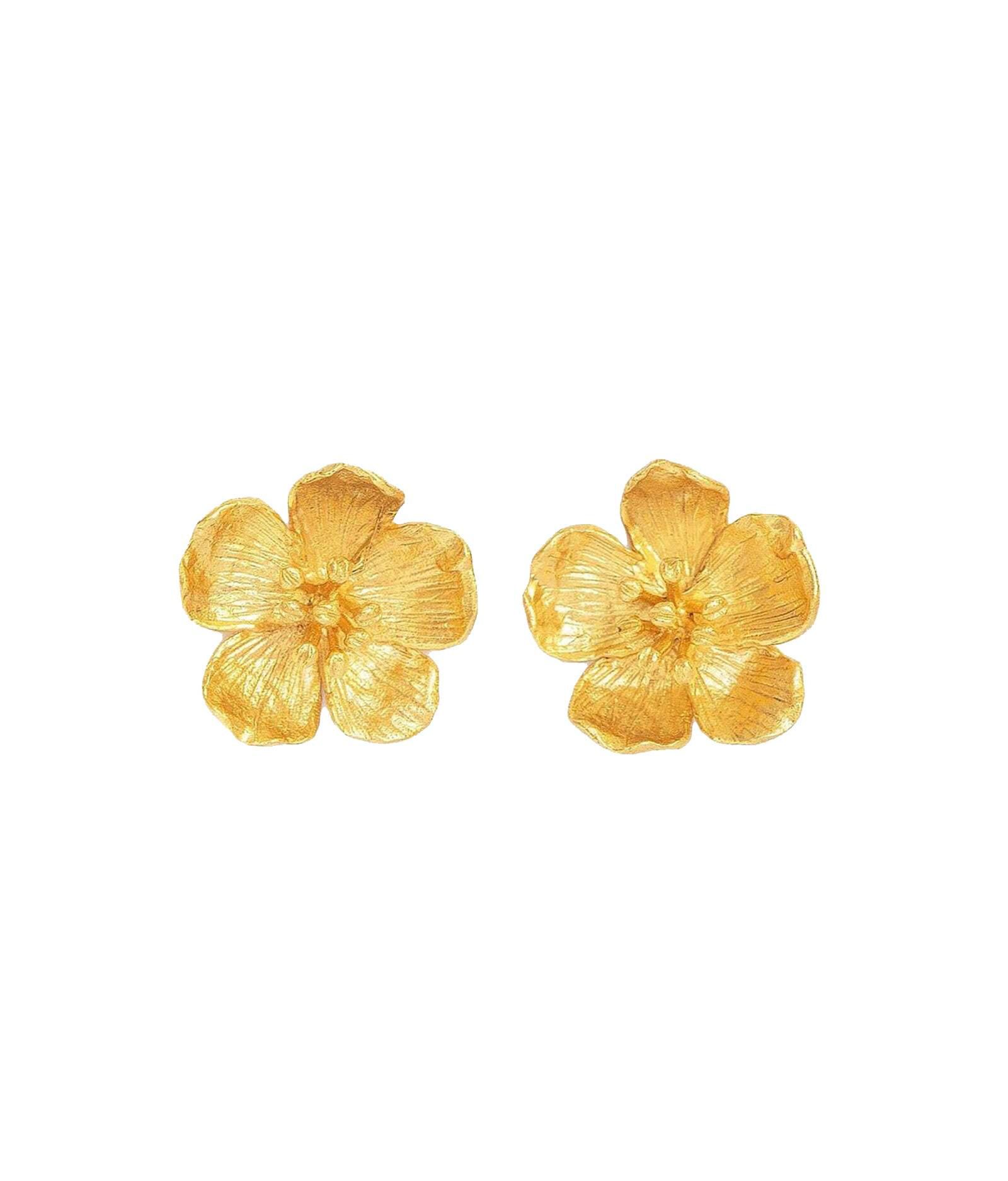 Серьги-гвоздики Ottoman Hands Buttercup Flower