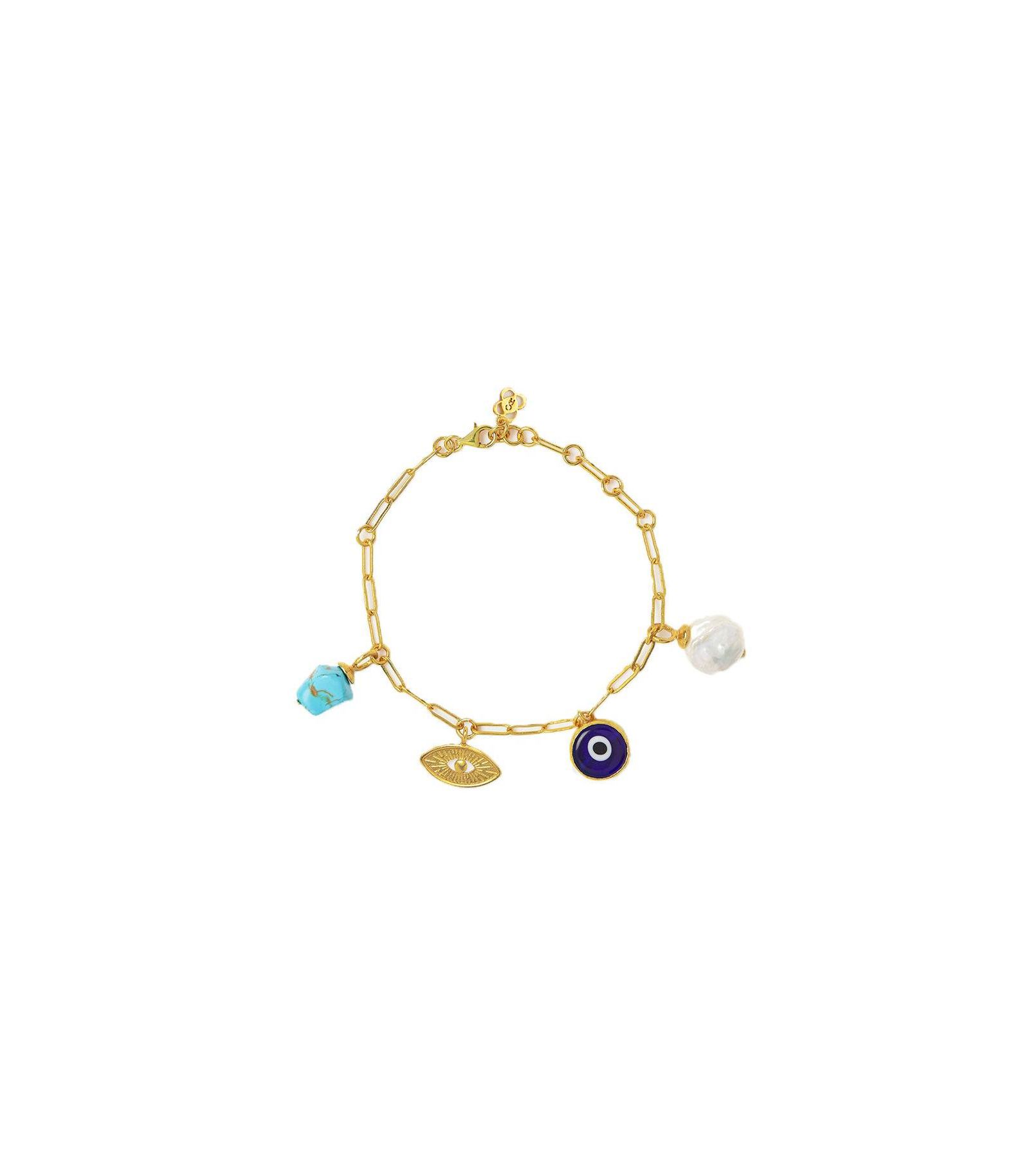 Ottoman Hands Браслет Cornicello Evil Eye Charm