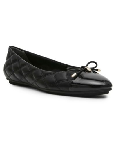Anne Klein Women's Luci Quilted Cap Toe Ballet Flats